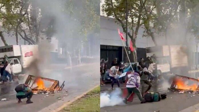 imagenes-sensibles:-el-momento-en-que-la-policia-golpea-a-pablo-grillo-con-un-cartucho-de-gas-lacrimogeno