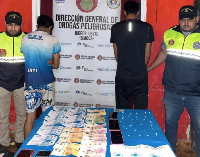 DETENIDOS POR DROGA Y DINERO